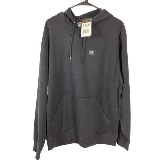 Dickies Fleece Pullover Skateboarding Hoodie Men’s Large – Black Sweatshirt - Picture 1 of 7